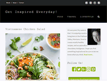 Tablet Screenshot of getinspiredeveryday.com